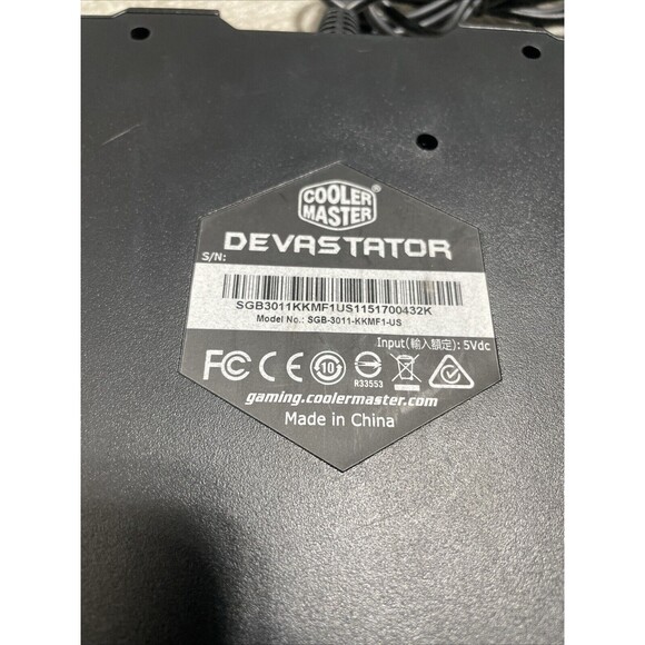 Cooler Master Devastator - LED Gaming Keyboard (Red Edition) - Picture 7 of 7